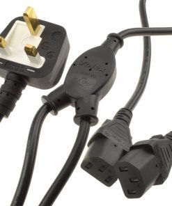 Premium Power Cord 1.5 m x 1.0 mm 2 in 1 (UK)