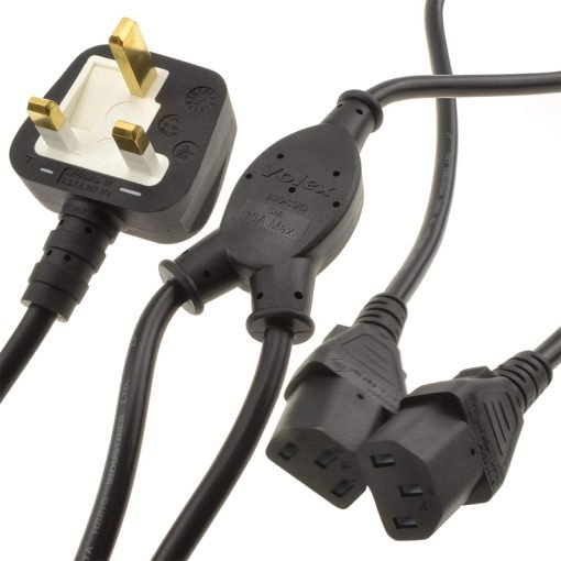 Premium Power Cord 1.5 m x 1.0 mm 2 in 1 (UK)