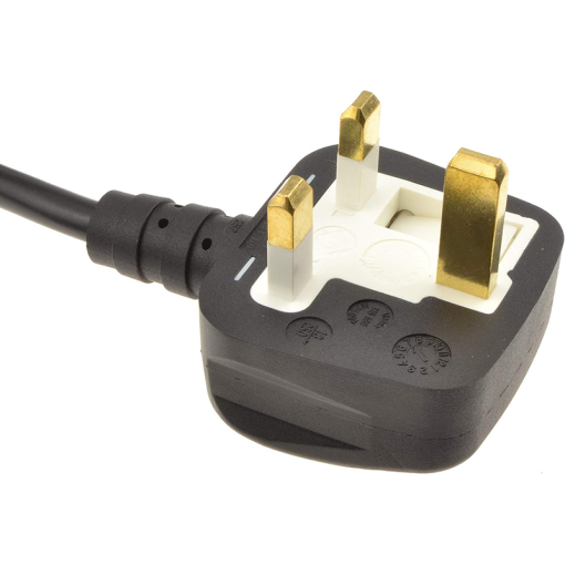 Premium Power Cord 1.5 m x 1.0 mm 2 in 1 (UK) - Image 2